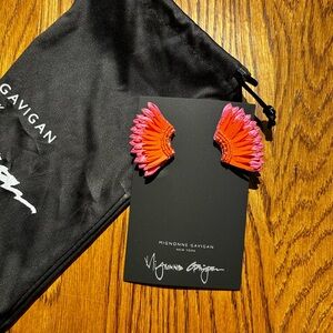 Mignonne Gavigan Pink and Orange Mini Madeline Earrings